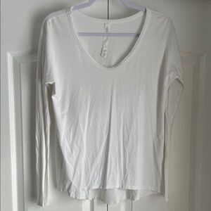 lululemon athletica White Long Sleeve Tee